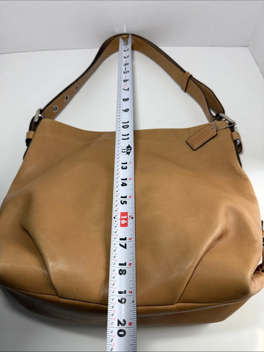 Coach Caramel Leather Shoulder Hobo